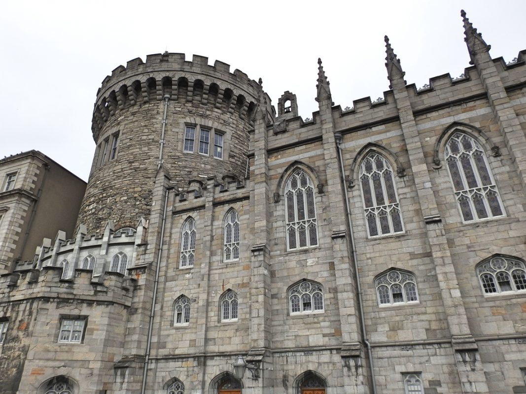 23rd October 2018 Dublin. Image of Dublin Castle, a major Irish government complex, conference centre and tourist attraction, located off Dame Street.