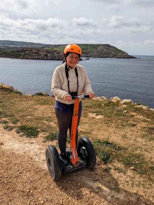 Segway in Malta, the perfect winter activity.