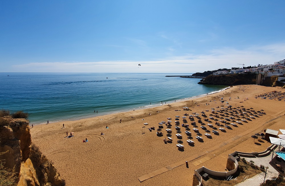 Albufeira Beach in Algarve, Portgual