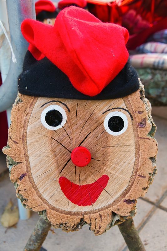 A Tio de Nadal, a typical Christmas character of Catalonia, Spain