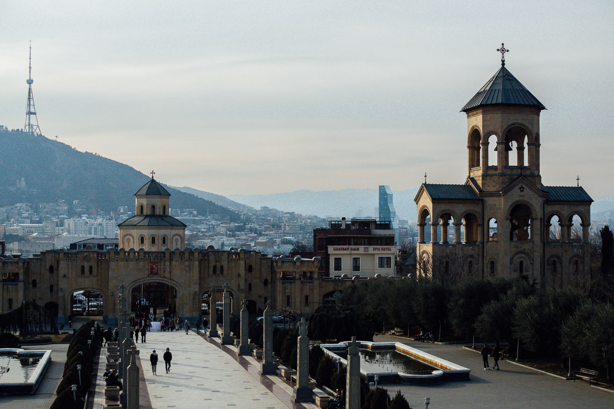 View of Tbilisi in Georgia
