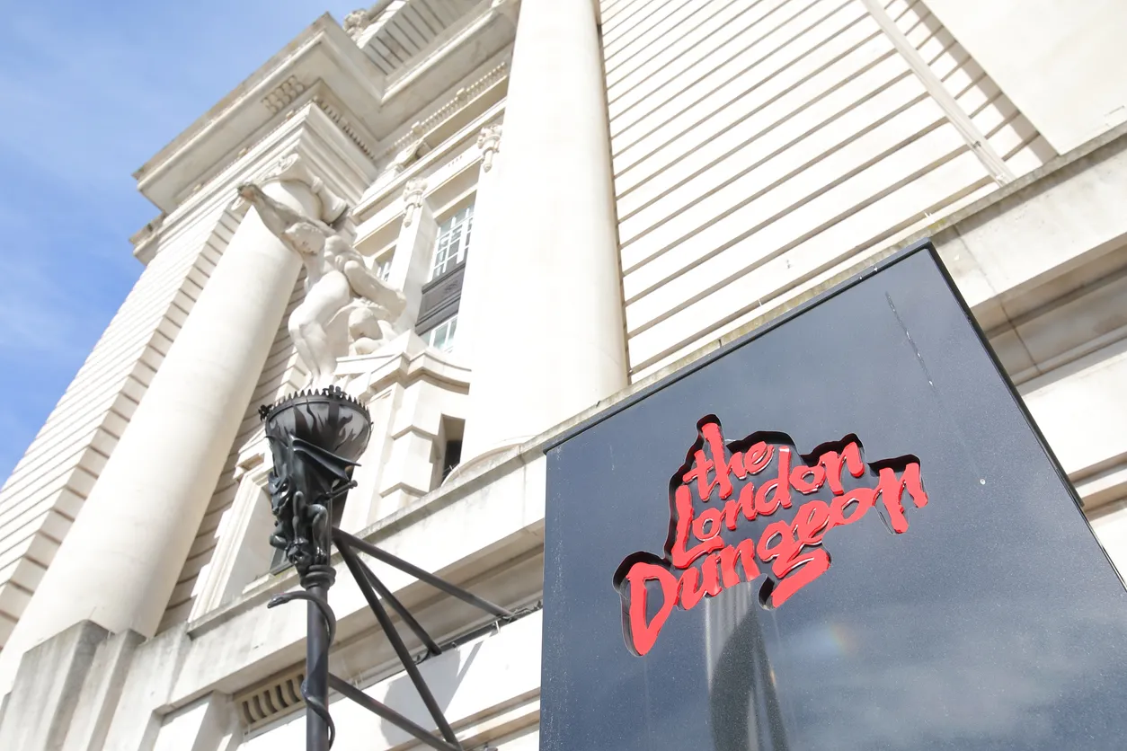 London England - June 2, 2019: London Dungeon in London UK