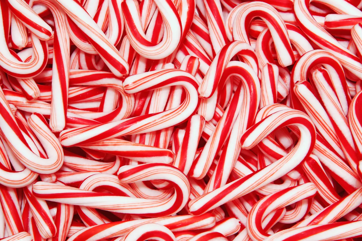 Candy canes a favorite treat at Christmas time