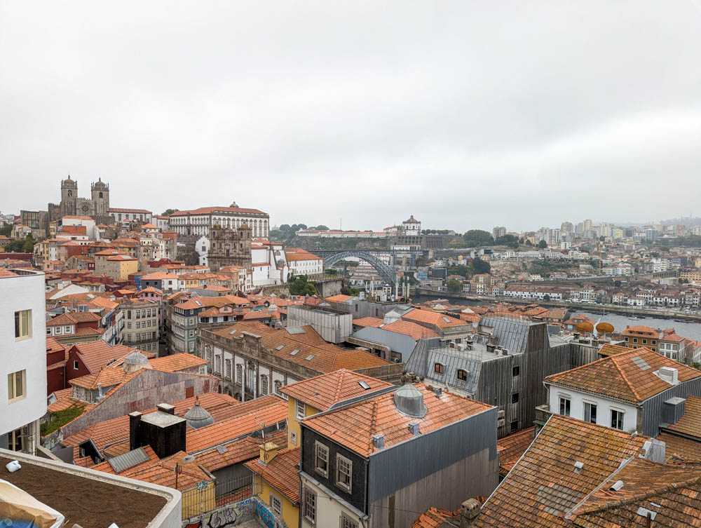 One of the best Miradouros in Porto, where you can see views over the river.