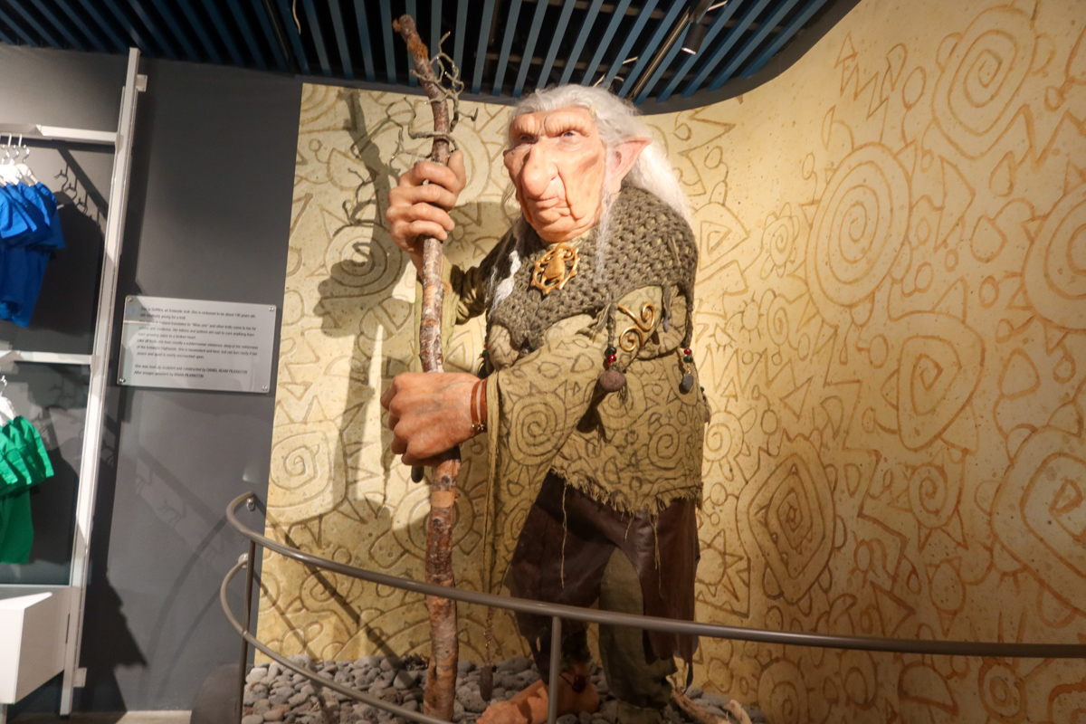Model of a troll from Iceland, which is one of the exhibits you