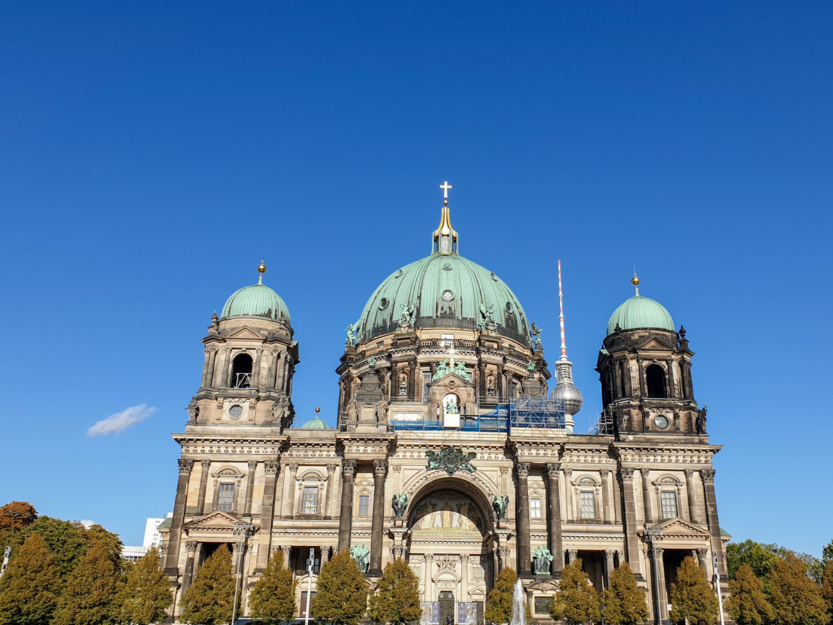 Sunny day in Berlin in November