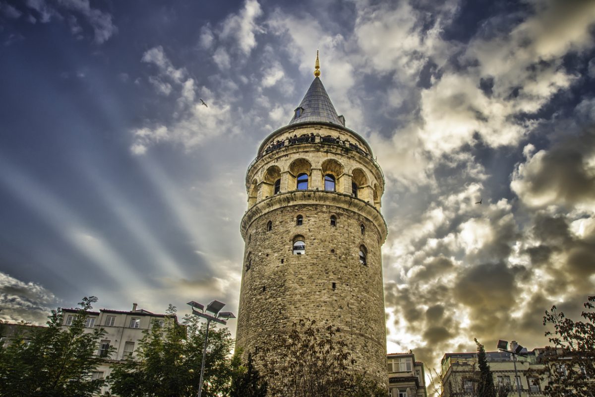The Galata Tower is a medieval stone tower in the Galata, Karaköy quarter of Istanbul, Turkey, just to the north of the Golden Horn's junction with the Bosphorus.