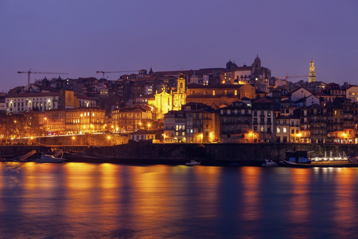 Historic Centre of Porto by Douro River. Porto, Norte, Portugal.