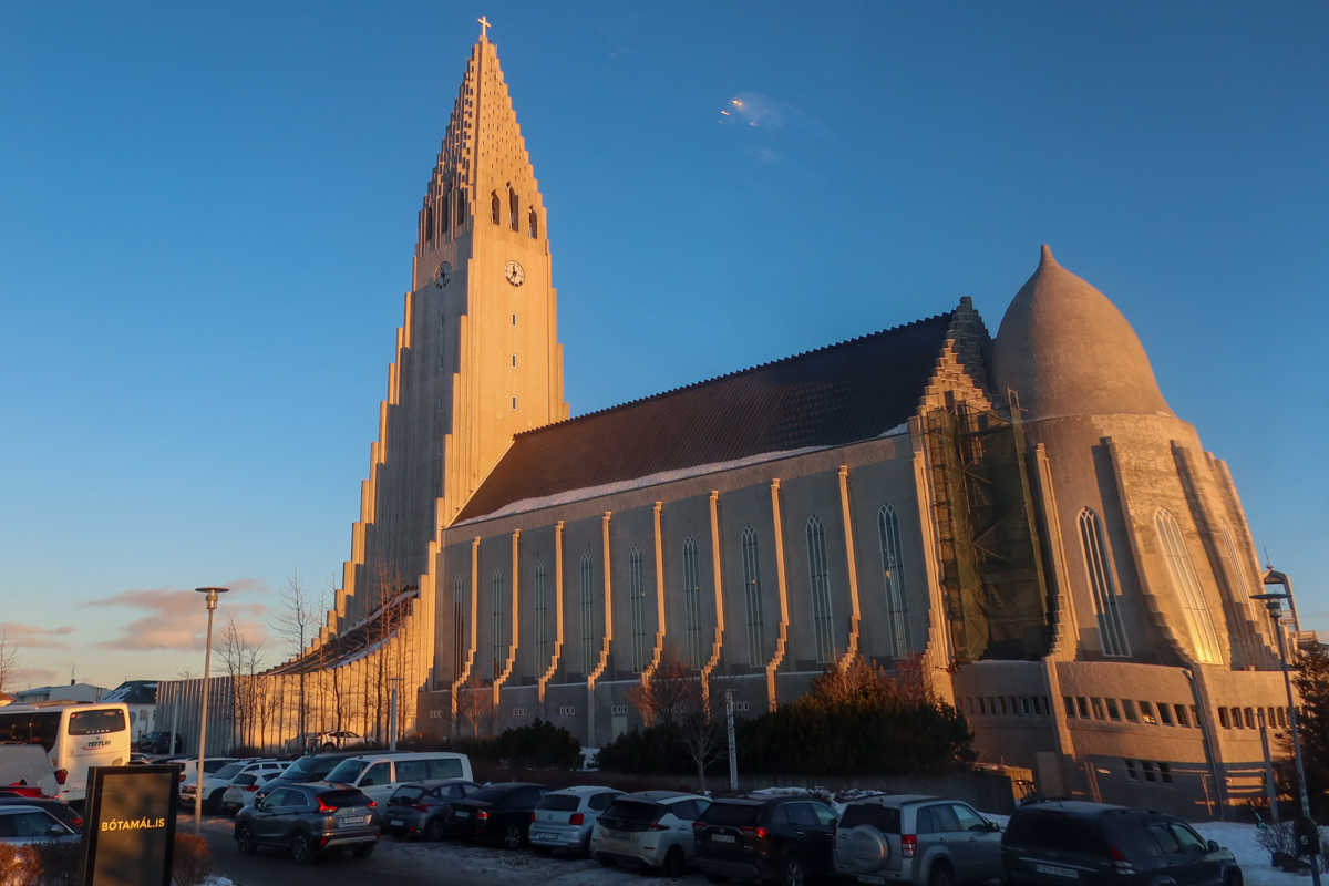 Hallgrimskirkja in Reykjavik, Iceland