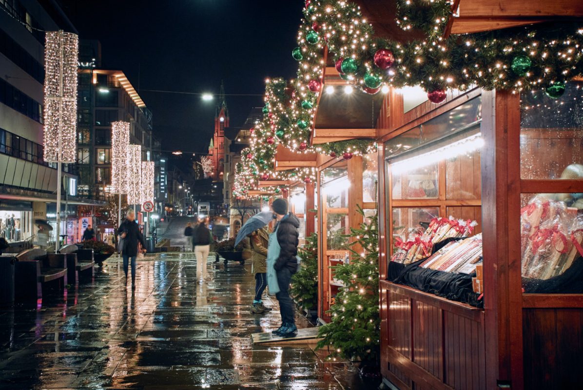 Christmas market in Bergen