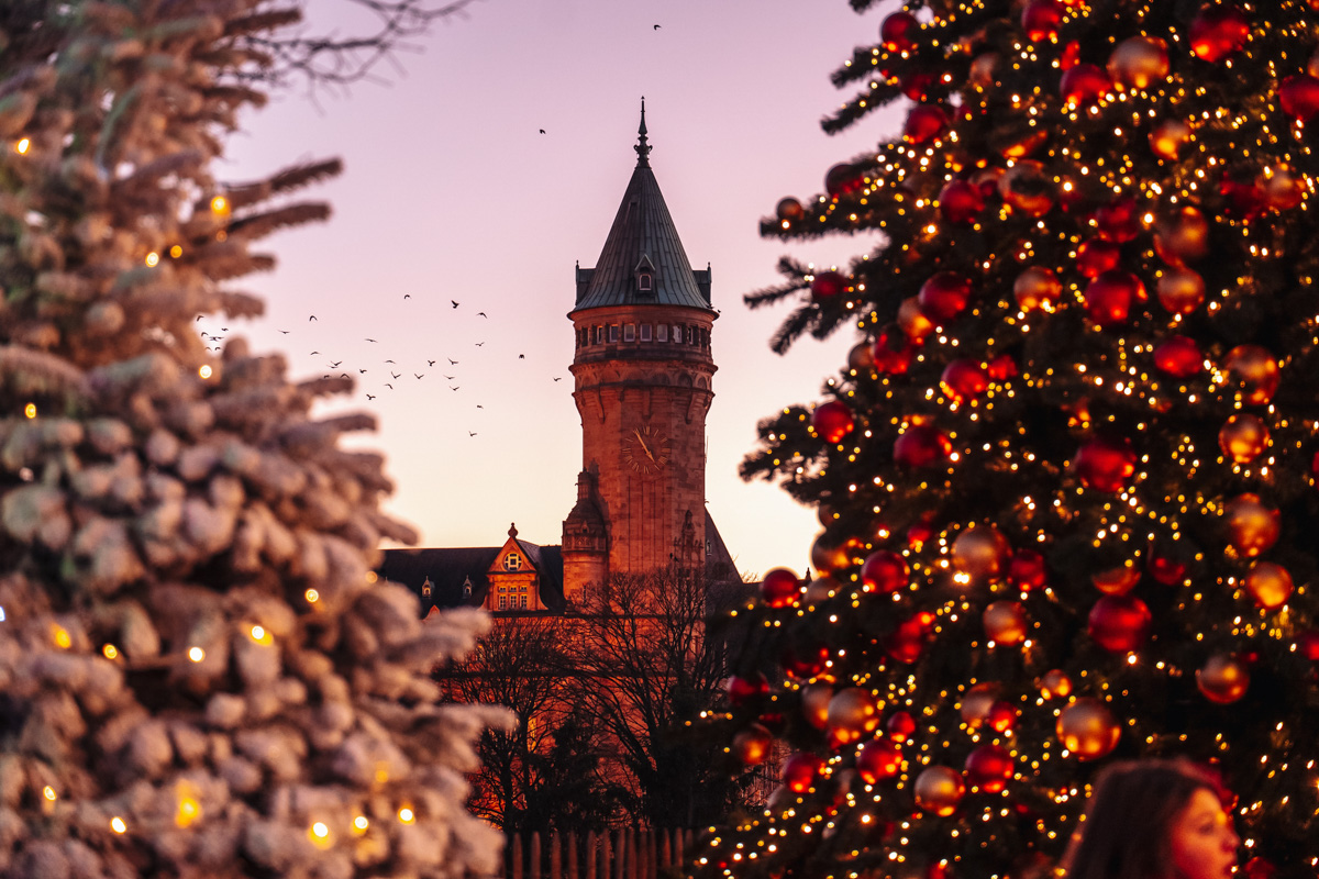 LUXEMBOURG CITY / DECEMBER 2019: Celebrating the Christmas time in the city