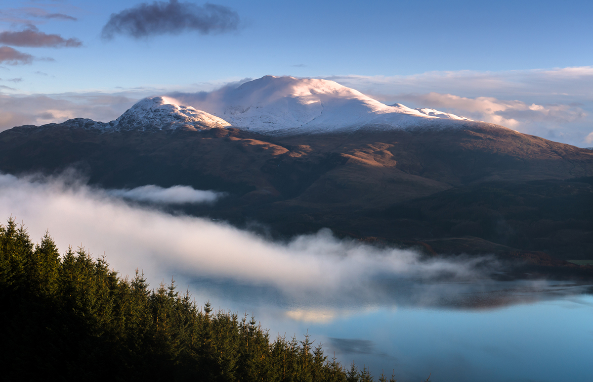 snow in scotland