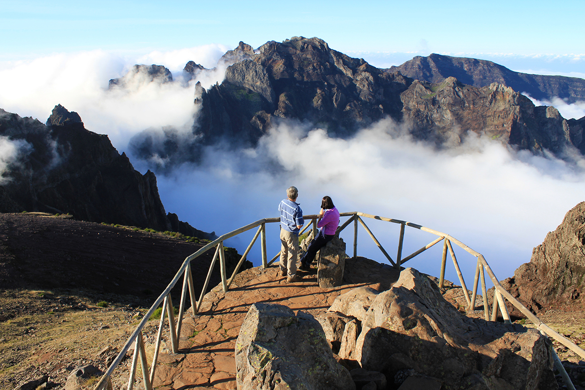 Peak Areeiro in Madeira (Portugal)