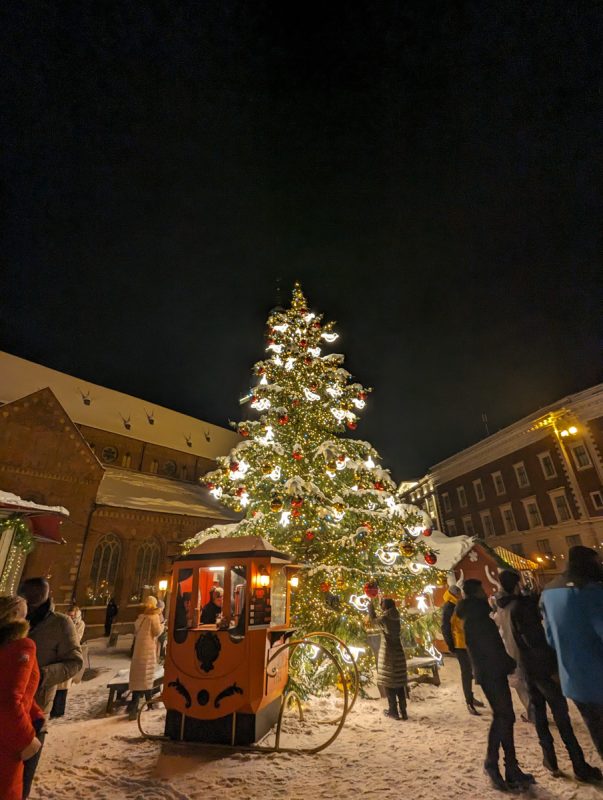 Christmas Tree at the Riga Christmas Market