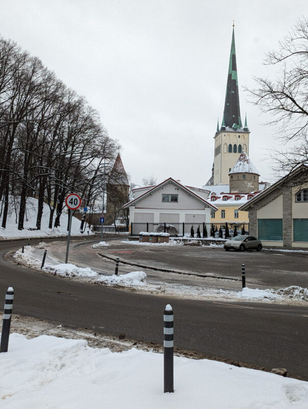 Snow in Tallinn